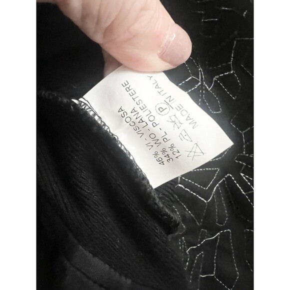 Vintage Y2K 90s Tricot Chic Italian Floral Blazer $350+ Grunge Chic 42 US 6 - Picture 7 of 13